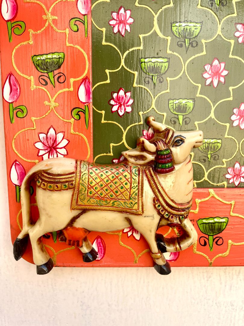 WOODEN PICHWAI WALL DECOR