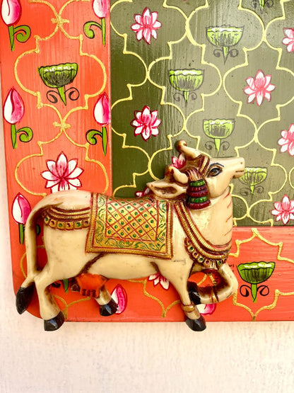 WOODEN PICHWAI WALL DECOR