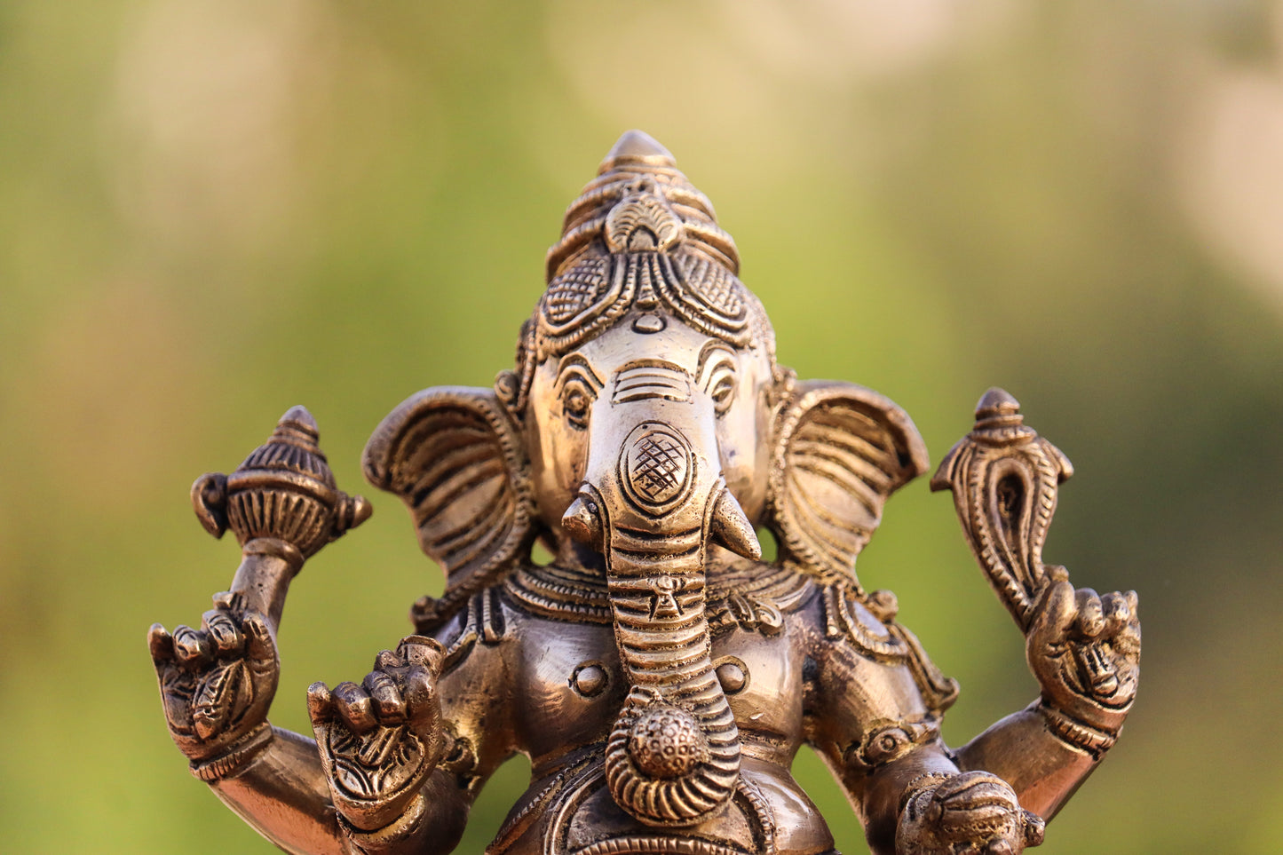 BRASS GANESHA STATUE