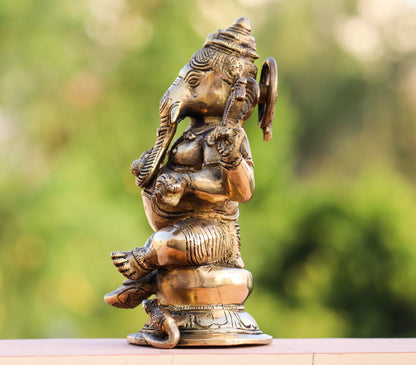 BRASS GANESHA STATUE