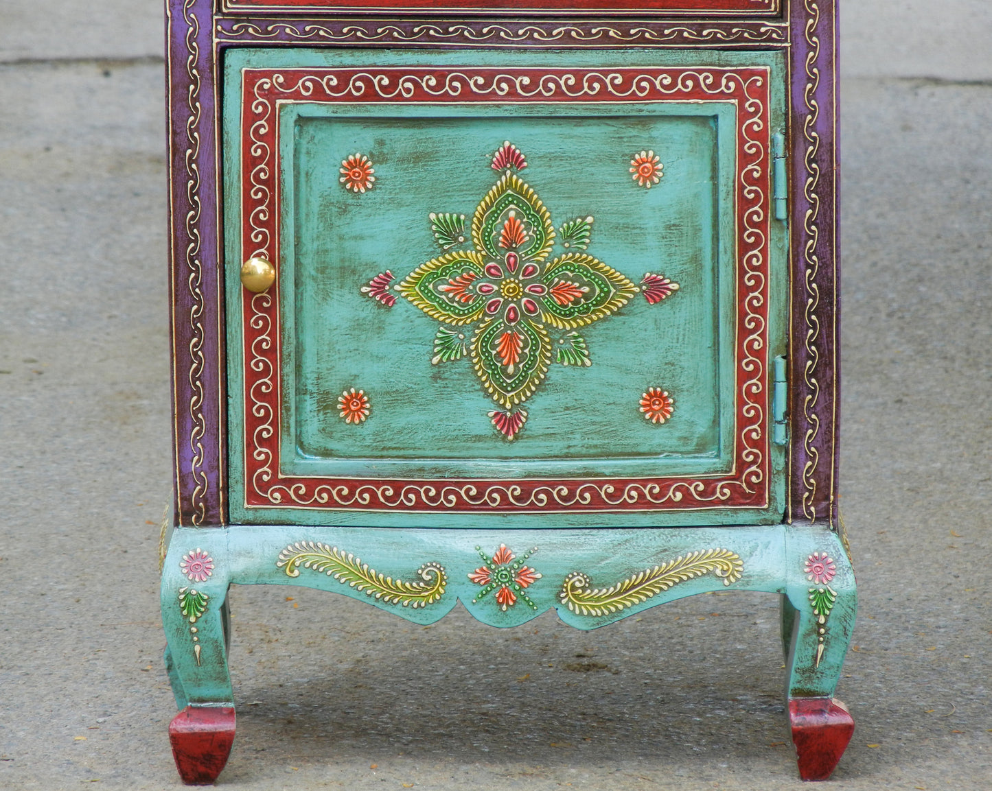 Wooden Painted Cabinet, Bedside