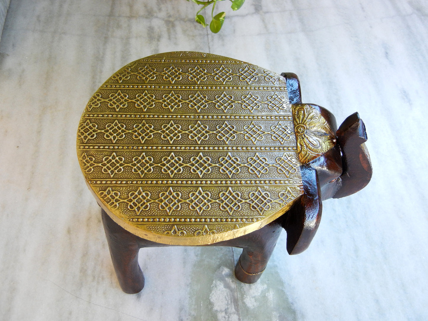 Wooden Handmade Miniature Elephant Stool