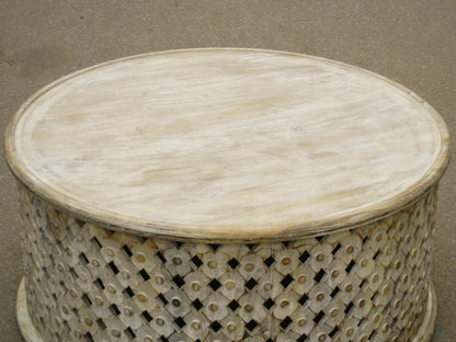 Wooden Rustic Round Table