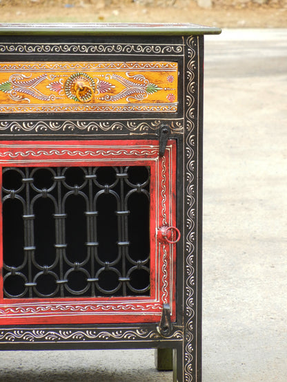 Wooden Painted Cabinet, Bedside