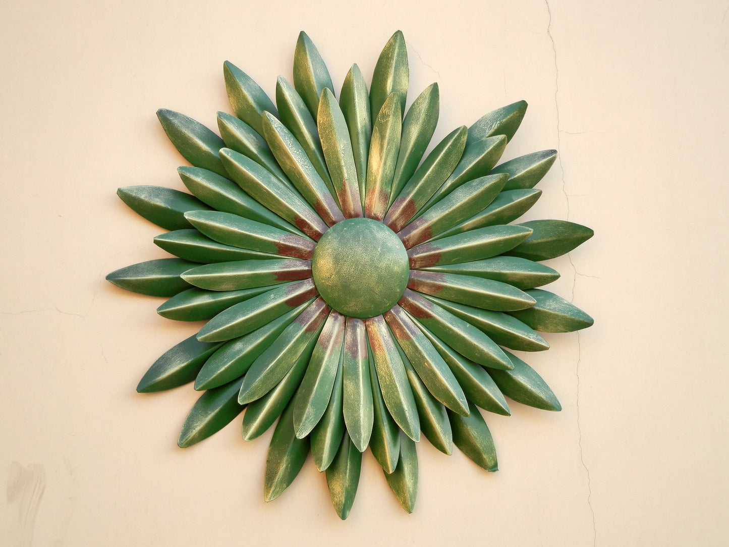 Shivay Arts Metal Flower Wall Decor