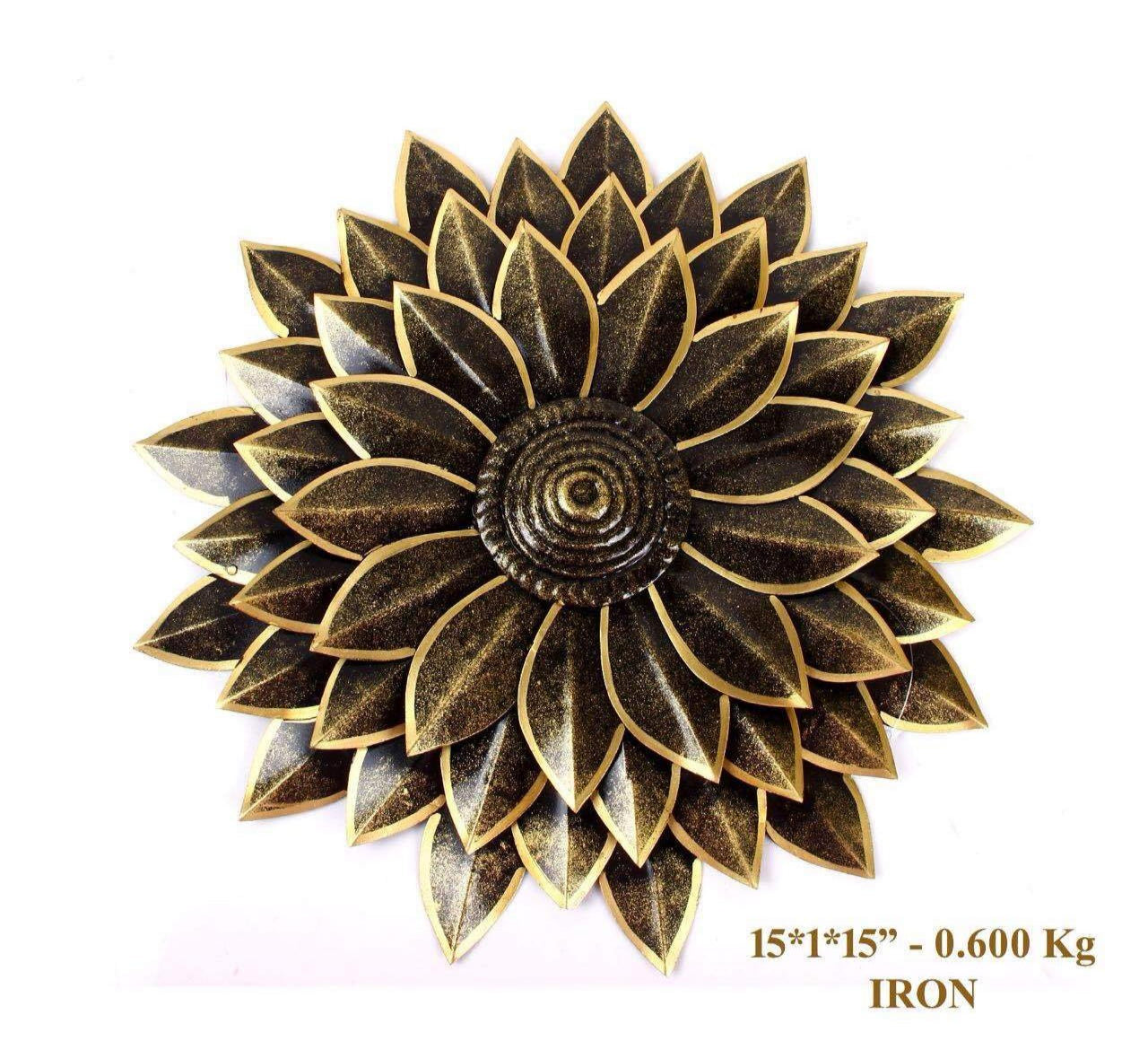 Contemporary Designer Metal Flower Floral Wall Decor Wall Hanging